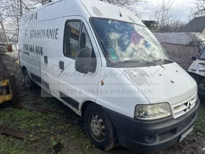 ONLINE AUKCIA motorového vozidla zn. Citroen Jumper, vhodné na diely!