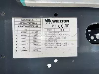 ONLINE AUKCIA - NÁKLADNÝ NÁVES Wielton NS-3K